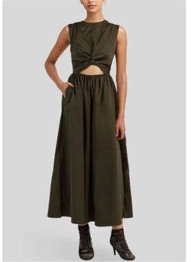 leo lin butterfly dress Leo Lin Katrina Butterfly Sleeve Midi Dress - Papillon Print in Black